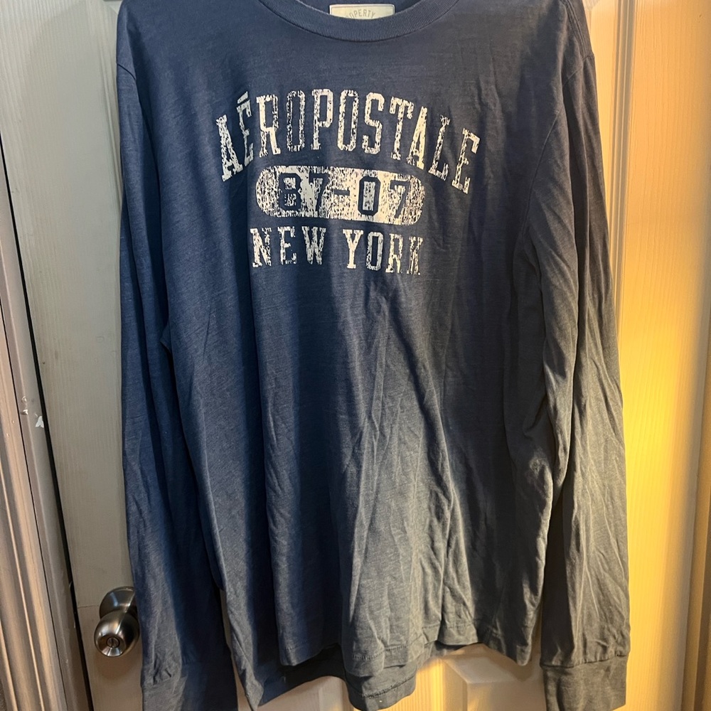 Aeropostale Blue Long Sleeve Tee
